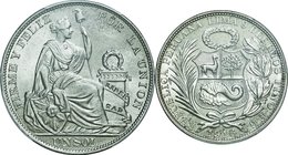 Peru
Seated Liberty 1 Sole Silver
Year: 1916
Condition: UNC＋
Grade (Slab): PCGS MS65
Diameter: 37.00mm
Weight: 25.00g
Purity: .900