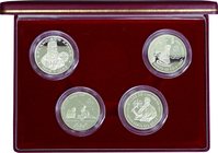 Portugal
The Golden Era of Portuguese Discovery Series VIII 200 Escudos Silver 4-Coin Proof Set
Year: 1997
Condition: 4-Pieces Proof
Diameter: 36....