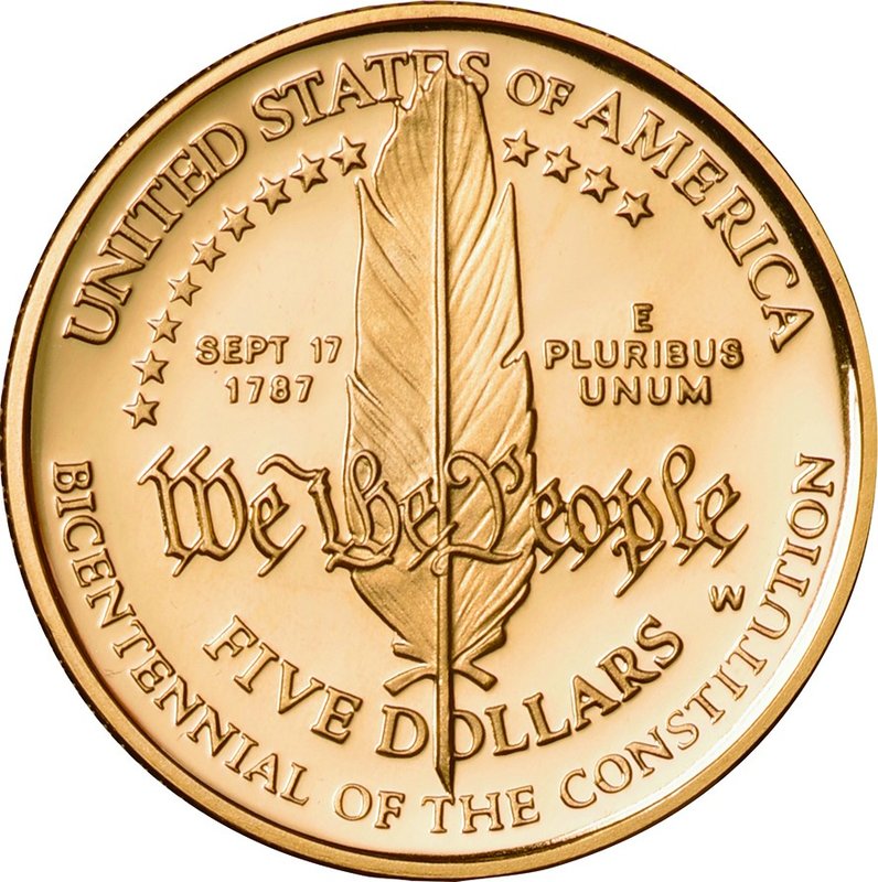 USA
The U.S. Constitution 200th Anniversary Gold and Silver 2-Coin Proofset
Ye...