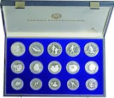 Yugoslavia
14th Winter Olympic Games Sarajevo Silver 15-Coin Proof Set
Condition: 15-Pieces Proof
Remarks: with Box