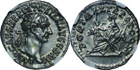 Ancient Eupope-Roman Empire
Trajan Denalius Silver
Year: AD98-117
Condition: UNC
Grade (Slab): NGC MS★
Diameter: (approx.)18.00mm
Weight: 3.33g...