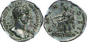 Ancient Eupope-Roman Empire
Hadrian Denarius Silver
Year: AD117-138
Condition: VF-EF
Grade (Slab): NGC MS
Diameter: (approx.)19.00mm
Weight: 3.2...