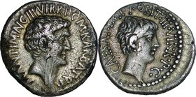 Ancient Eupope-Roman Republic
Marcus Antonius/Octavianus Denarius Silver
Year: BC41
Condition: VF
Diameter: (approx.)19.8mm
Weight: 3.68g