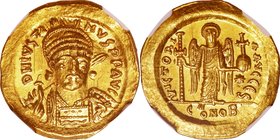 Ancient Eupope-Byzantine Empire
Justin I Solidus Gold
Year: AD 518-527
Condition: VF-EF
Grade (Slab): NGC MS
Diameter: (approx.)20.00mm
Weight: ...