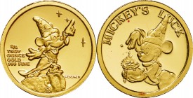 USA
Mickeys Luck 1/4oz Gold Medal Proof
Year: 1987
Condition: Proof
Diameter: (approx.)20.00mm
Weight: 7.77g
Purity: .999
Mintage: 50,000 Piece...