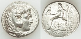 MACEDONIAN KINGDOM. Alexander III the Great (336-323 BC). AR tetradrachm (26mm, 16.86 gm, 2h). XF. Early posthumous issue of 'Babylon', ca. 323-317 BC...
