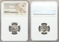 MACEDONIAN KINGDOM. Alexander III the Great (336-323 BC). AR drachm (17mm, 11h). NGC XF. Posthumous issue of Abydus, ca. 310-301 BC. Head of Heracles ...