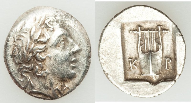 LYCIAN LEAGUE. Cragus. Ca. 1st century BC. AR hemidrachm (14mm, 2.05 gm, 12h). X...