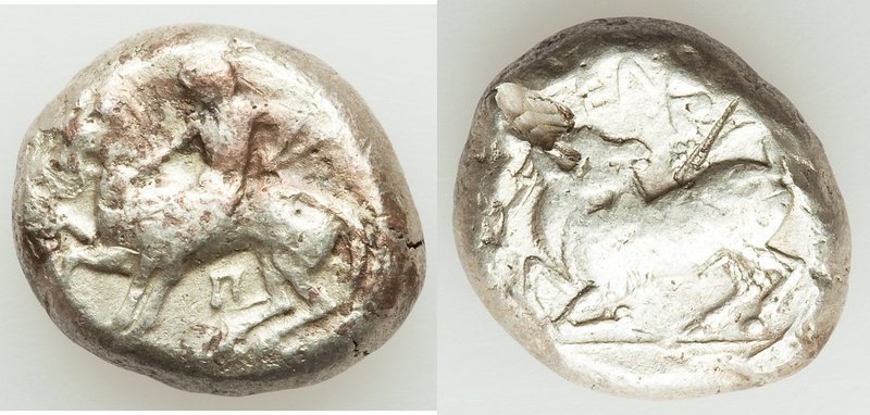 CILICIA. Celenderis. Ca. 425-350 BC. AR stater (20mm, 10.74 gm, 5h). About VF, t...