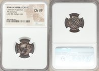 Octavian, as Triumvir (43-32 BC). AR denarius (18mm, 5h). NGC Choice VF. Southern or central Italian mint, spring-early summer 36 BC. IMP•CAESAR•DIVI•...