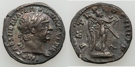 Trajan (AD 98-117). AR denarius (19mm, 2.70 gm, 7h). VF, edge filing. Rome, AD 101-102. IMP CAES NERVA TRA-IAN AVG GERM, laureate bust of Trajan right...
