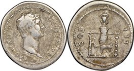 Hadrian (AD 117-138). AR cistophorus (28mm, 10.20 gm, 7h). NGC Choice Fine 5/5 - 3/5. Ephesus, AD 138. HADRIANVS-AVGVSTVS P P, bare head of Hadrian ri...