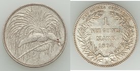 German Colony. Wilhelm II Mark 1894-A AU, Berlin mint, KM5. 23.9mm. 5.55gm. Mintage 33,000.

HID09801242017