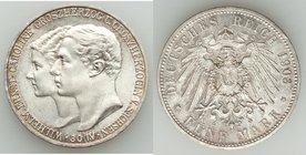 Saxe-Weimar-Eisenach. Wilhelm Ernst 5 Mark 1903-A UNC, Berlin mint, KM218. 37.9mm. 27.80gm. 

HID09801242017