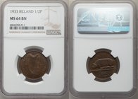 Free State 1/2 Penny 1933 MS64 Brown NGC, KM2.

HID09801242017