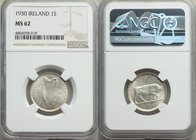 Free State Shilling 1930 MS62 NGC, KM6. Lustrous white without toning and always desirable in mint state. 

HID09801242017