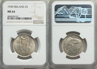 Free State Florin 1930 MS64 NGC, KM7. A trace of light golden toning. 

HID09801242017