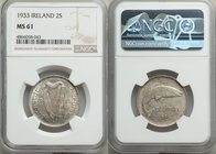 Free State Florin 1933 MS61 NGC, KM7.

HID09801242017