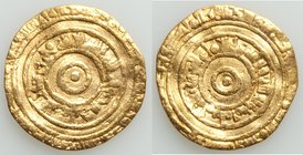 Fatimid. al-Aziz (AH 365-386 / AD 975-996) gold dinar AH 369 (AD 979/80) About VF, al-Mansuriya mint, A-703. 18.9mm. 3.76gm. 

HID09801242017