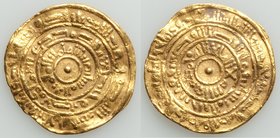 Fatimid. al-Mustansir (AH 427-487 / AD 1036-1094) gold Dinar AH 441 (AD 1050/1) VF, Sur mint, A-719A. 21.4mm. 3.76gm. 

HID09801242017