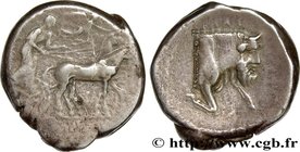 SICILY - GELA
Type : Tétradrachme 
Date : c. 420-415 AC. 
Mint name / Town : Géla, Sicile 
Metal : silver 
Diameter : 26 mm
Orientation dies : 1...