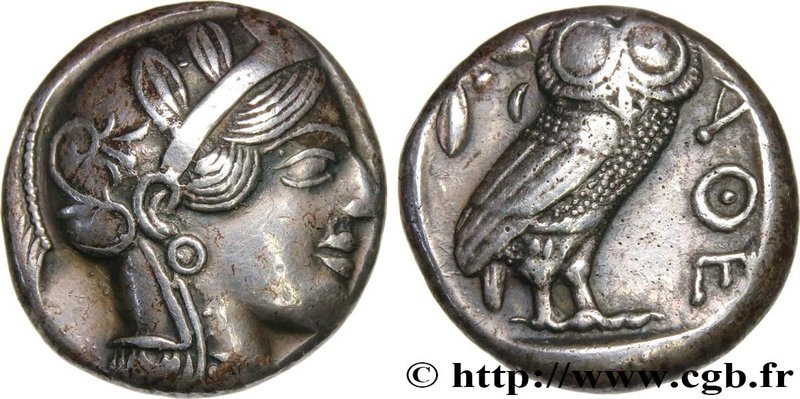ATTICA - ATHENS
Type : Tétradrachme 
Date : c. 410 AC. 
Mint name / Town : At...