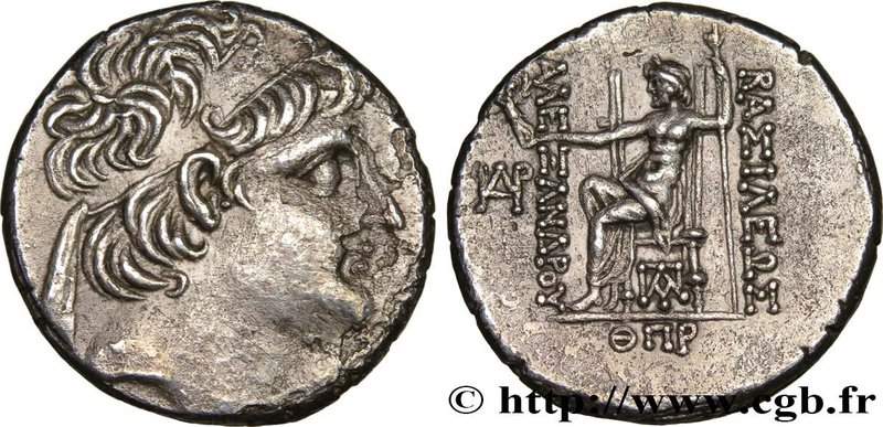 SYRIA - SELEUKID KINGDOM - ALEXANDER II ZEBINA
Type : Tétradrachme 
Date : an ...