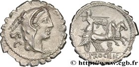 PROCILIA
Type : Denier serratus 
Date : 80 AC. 
Mint name / Town : Rome 
Metal : silver 
Millesimal fineness : 950 ‰
Diameter : 19,5 mm
Orienta...