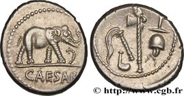 JULIUS CAESAR
Type : Denier 
Date : 49 AC. 
Mint name / Town : Gaule ou Italie 
Metal : silver 
Millesimal fineness : 950 ‰
Diameter : 19 mm
Or...