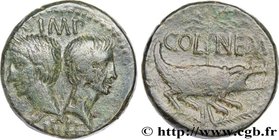 NEMAUSUS - NIMES - AUGUSTUS and AGRIPPA
Type : Dupondius COL NEM (as) 
Date : c. 16/15-10 AC. 
Mint name / Town : Gaule, Nîmes 
Metal : bronze 
D...