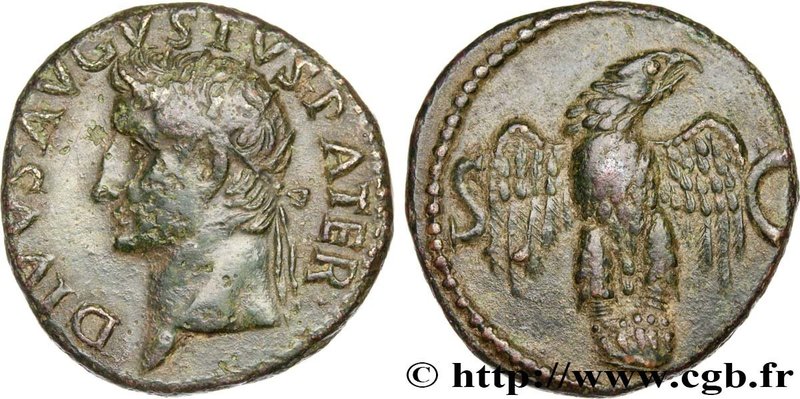 AUGUSTUS
Type : As 
Date : 34-37 
Mint name / Town : Rome 
Metal : bronze 
...