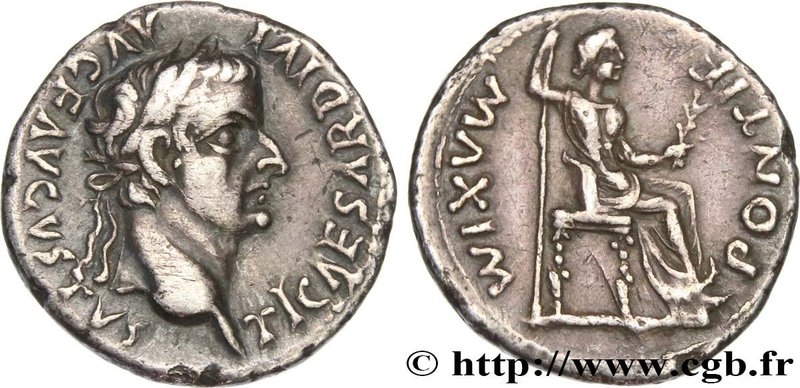 TIBERIUS
Type : Denier 
Date : c. 15-37 
Mint name / Town : Lyon 
Metal : si...
