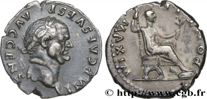 VESPASIAN
Type : Denier 
Date : 73 
Mint name / Town : Rome 
Metal : silver ...