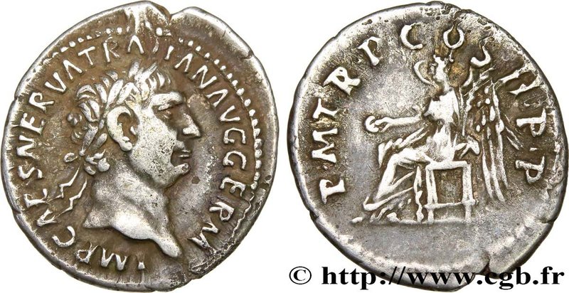 TRAJANUS
Type : Denier 
Date : 99 
Mint name / Town : Rome 
Metal : silver ...