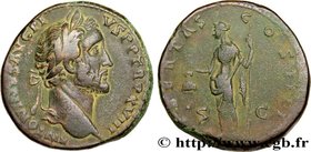 ANTONINUS PIUS
Type : Sesterce 
Date : 153-154 
Mint name / Town : Rome 
Metal : copper 
Diameter : 31,5 mm
Orientation dies : 12 h.
Weight : 2...