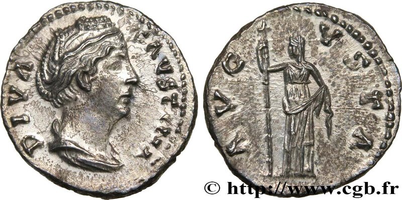 FAUSTINA MAJOR
Type : Denier 
Date : 148 (après) 
Mint name / Town : Rome 
M...