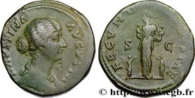FAUSTINA MINOR
Type : Sesterce 
Date : 161 - 176 
Mint name / Town : Rome 
Metal : bronze 
Diameter : 32 mm
Orientation dies : 6 h.
Weight : 24...