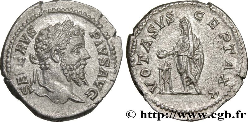 SEPTIMIUS SEVERUS
Type : Denier 
Date : 207 
Mint name / Town : Rome 
Metal ...