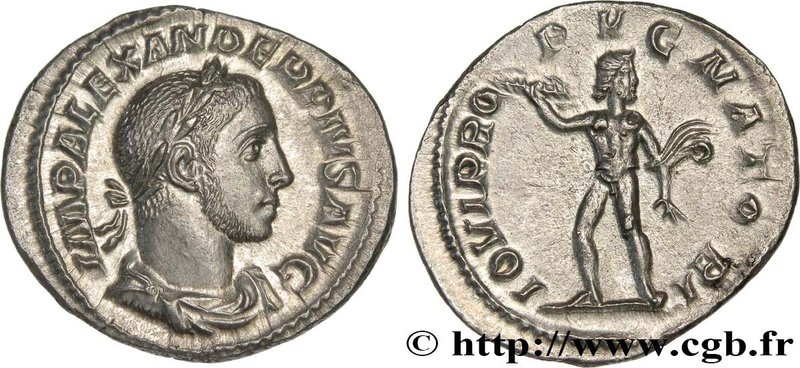 SEVERUS ALEXANDER
Type : Denier 
Date : 231 
Mint name / Town : Rome 
Metal ...