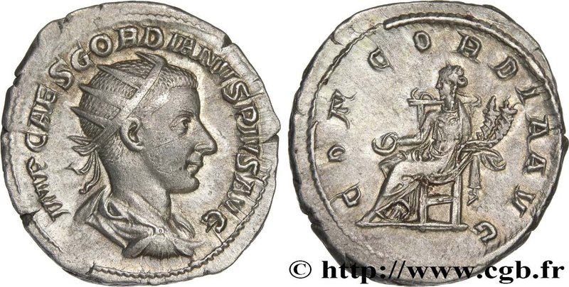 GORDIAN III
Type : Antoninien 
Date : mi 239 
Mint name / Town : Rome 
Metal...