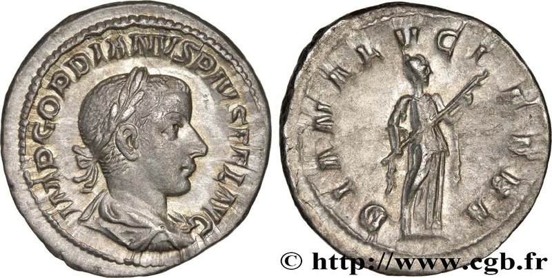 GORDIAN III
Type : Denier 
Date : mi 
Date : 241 
Mint name / Town : Rome 
...