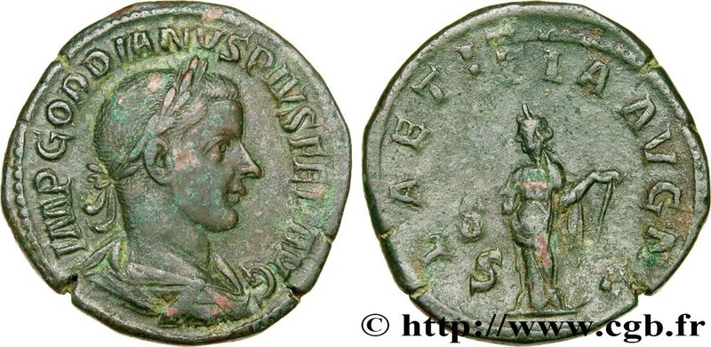 GORDIAN III
Type : Sesterce 
Date : fin 240-début 243 
Date : 240-243 
Mint ...