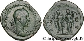 TRAJAN DECIUS
Type : Sesterce 
Date : 250 
Mint name / Town : Rome 
Metal : copper 
Diameter : 30,5 mm
Orientation dies : 12 h.
Weight : 15,97 ...