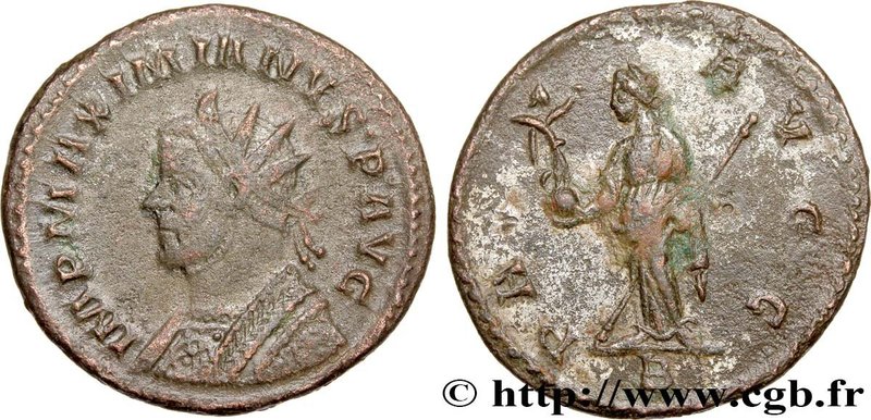 MAXIMIANUS HERCULIUS
Type : Aurelianus 
Date : printemps 290-291 
Date : 290-...