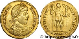 VALENTINIAN I
Type : Solidus 
Date : octobre 
Date : 367 
Mint name / Town : Constantinople 
Metal : gold 
Millesimal fineness : 1000 ‰
Diamete...
