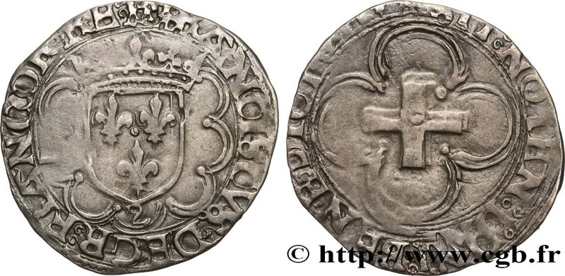 FRANCIS I
Type : Douzain à la croisette, 1er type 
Date : 19/03/1541 
Mint na...