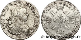 LOUIS XV THE BELOVED
Type : Écu dit "aux huit L" 
Date : 1725 
Mint name / Town : Riom 
Quantity minted : 415146 
Metal : silver 
Millesimal fin...