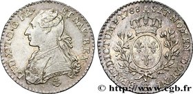 LOUIS XVI
Type : Dixième d'écu dit "aux branches d'olivier" 
Date : 1788 
Mint name / Town : La Rochelle 
Quantity minted : 10989 
Metal : silver...