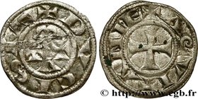 AQUITAINE - DUCHY OF AQUITAINE - ELEANOR
Type : Denier 
Date : n.d. 
Metal : silver 
Diameter : 17 mm
Orientation dies : 3 h.
Weight : 0,92 g.
...