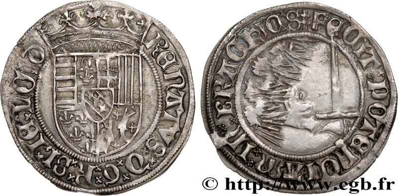 DUCHY OF LORRAINE - RENE II
Type : Demi-plaque 
Date : c. 1483-1500 
Mint nam...